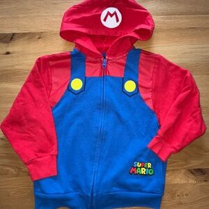 Nintendo Red and Blue Super Mario Kids Jacket